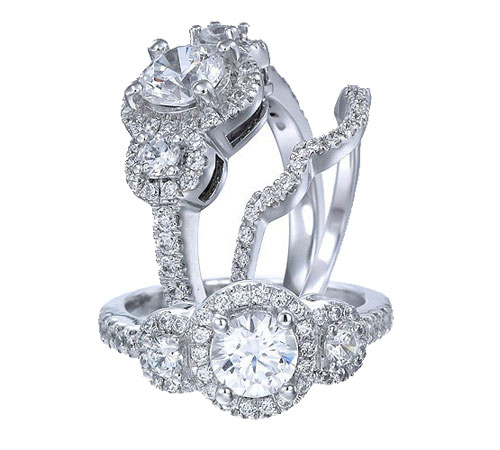 Costar Diamond Engagement and Wedding Rings